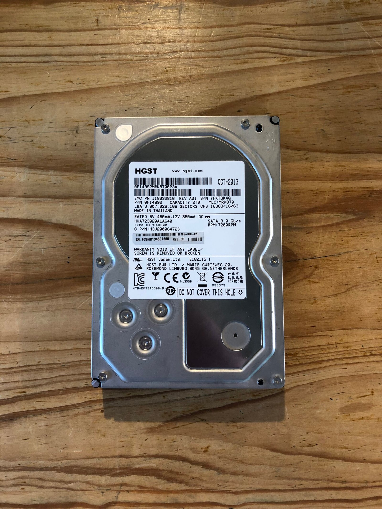 HDD 3.5 SATA 1To
