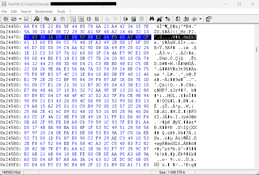 Editeur HEXADECIMAL pour la lecture et modification de rom